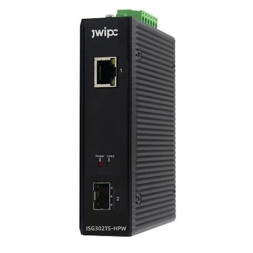 Сред, гигабитовый преобразователь - ISG302TS-HPW - JWIPC TECHNOLOGY CO., LTD. - среда / неуправляемый / питание по Ethernet