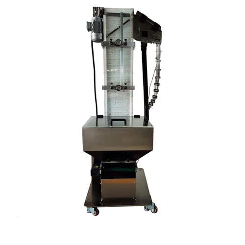 Конвейер для колпачков - VM-02 - Guangzhou Chaoxian Packing Machine Co., Ltd. - ленточный / изогнутый / автоматический