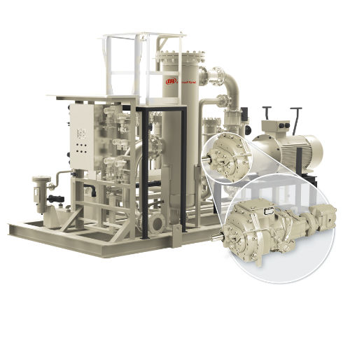Компрессор для газа - Ingersoll Rand - винтовой / электрический / стационарный