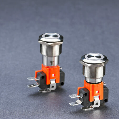 Антивандальный переключатель - L22B - YUEQING DANPU ELECTRIC ( LANGIR ) CO.,LTD. - сенсорный / однополюсный / SPDT