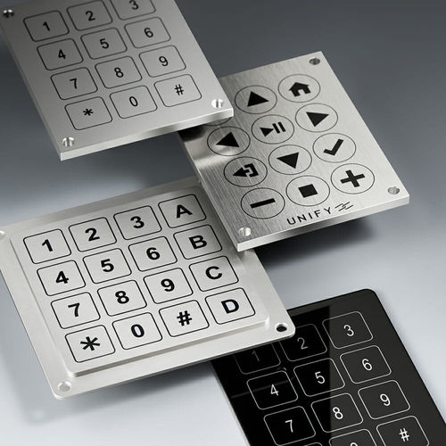 Встраиваемая цифровая клавиатура - YUEQING DANPU ELECTRIC ( LANGIR ) CO.,LTD. - из металла / RS-232 / USB