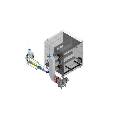 Калорифер горячим воздухом - Linofire-EB - Shanghai DYD Industrial Equipment Co., Ltd. - канальный / промышленный