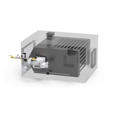 Газовый калорифер - Linofire-WB  - Shanghai DYD Industrial Equipment Co., Ltd. - горячим воздухом / канальный / промышленный
