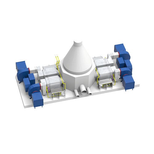 Газовый калорифер - Shanghai DYD Industrial Equipment Co., Ltd. - горячим воздухом / канальный