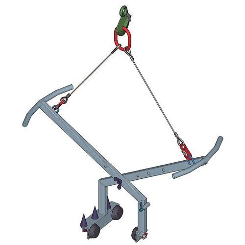 Зажим для подъема для камня - 382 040 - WIMAG GmbH - вертикальный / ручной
