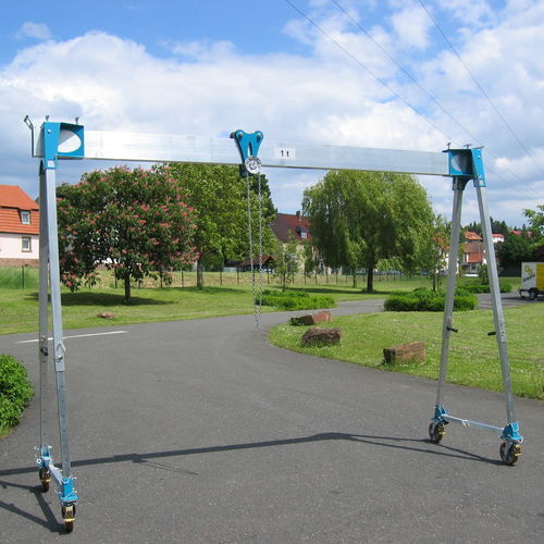 Колесный козловой кран - 535 150 - WIMAG GmbH - из алюминия / легкий