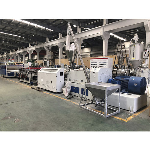 Экструзионная линия двойной шнек - ACC-80 - Suzhou ACC Machine Co., Ltd. - компактная / для панелей / для ПВХ