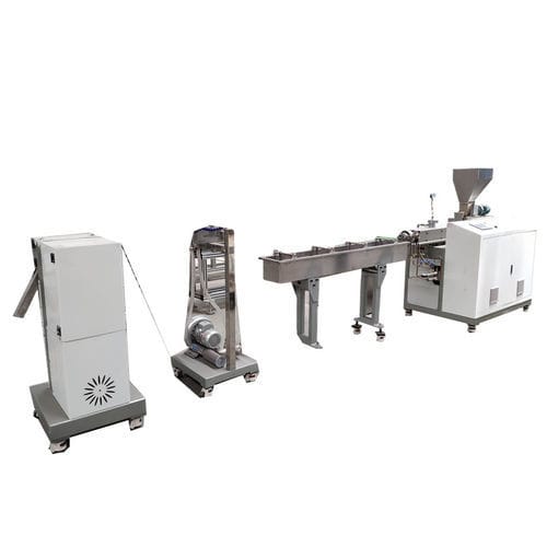 Двухвинтовой гранулятор - ACC20  - Suzhou ACC Machine Co., Ltd. - в головке с воздушным охлаждением / для PE / для PP