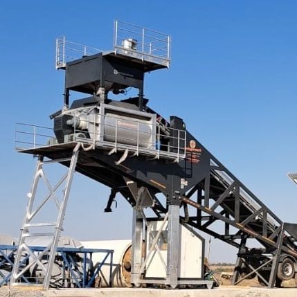 Мобильная бетоносмесительная установка - PMC120 - Polygonmach