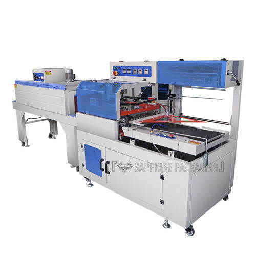 Автоматическая обверточная машина - FQL450 - Shandong Sapphire Packaging Machinery - со сварочной планкой / с тоннелем для усадки
