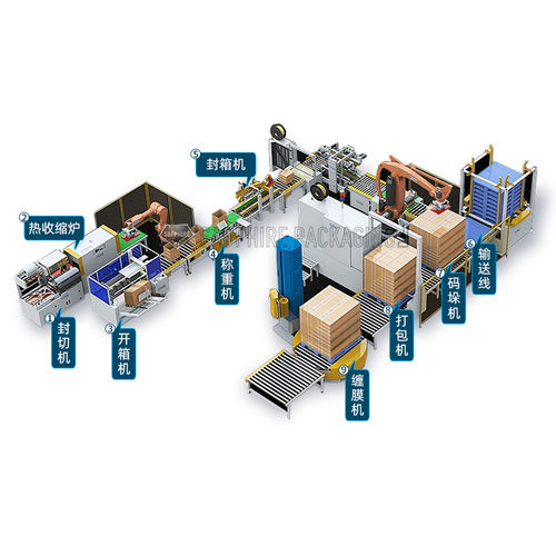Линия упаковки для сельского хозяйства и пищевой промышленности - Shandong Sapphire Packaging Machinery - для картона / автоматическая
