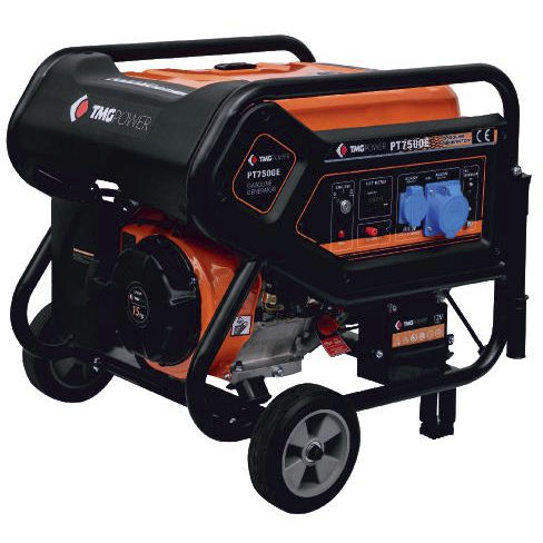 Генераторная установка с бензиновым двигателем - GG7500E - TMG POWER - монофазовая / 50 Гц / охлаждение воздухом