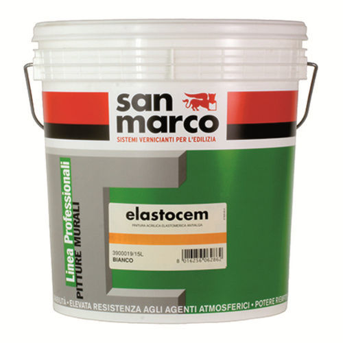 Защитная краска - Elastocem - SAN MARCO - с защитой от образования плесени / из акрила / для бетона