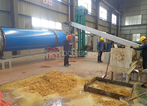 Осушитель с вращающимся барабаном - DDJG1210	 - Dongding Machinery - питатель / поворотный / для щита