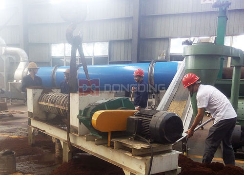 Осушитель с вращающимся барабаном - Coconut Coir - Dongding Machinery - горячим воздухом / с вращающимся барабаном