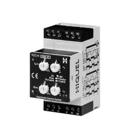 Реле для контроля тока перегрузки - TCC-H series - HIQUEL - тока ниже номинального / 2NO/NF / AC/DC