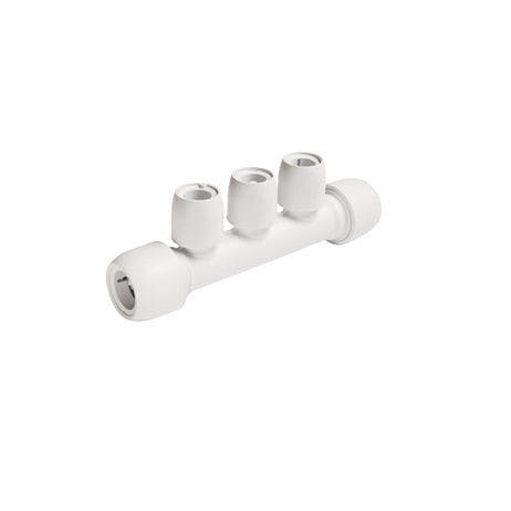 Коллектор 3 канала - HX89B/22W - Wavin - из пластика / гидравлический / для жидкостей