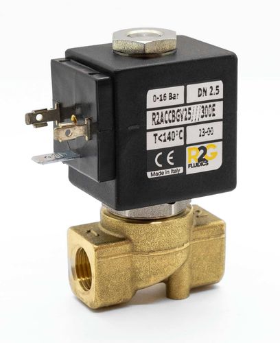 Электромагнитный клапан с прямым приводом - R2AC NC - R2G Fluidics Srl - 2 канала / нормально закрытый / вода
