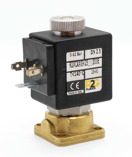 Электромагнитный клапан прямого действия - R2XC NA/NO - R2G Fluidics Srl - 2 канала / нормально открытый / вода