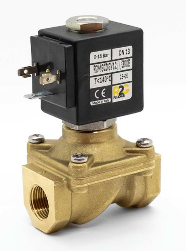 Электромагнитный клапан 2 канала - R2MG NC - R2G Fluidics Srl - с прямым приводом / нормально закрытый / вода