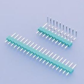 Штыревой разъем 2,54 мм (0,100 дюймов) - T( )B-SQ - J.S.T. FRANCE S.A.S - наружная резьба / однорядный / SMT