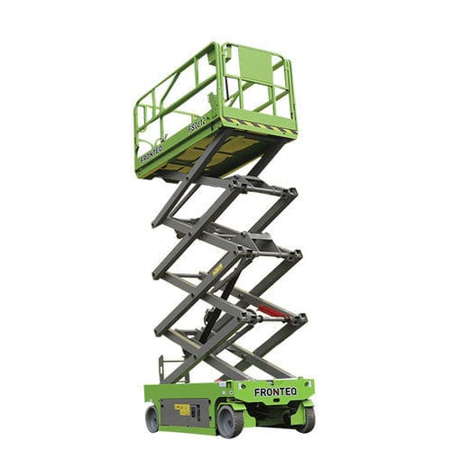 Гидравлический ножничный подъемник - FS0612 - Fronteq (Changzhou) Machinery Co., Ltd. - мобильный / для внутреннего и внешнего пользования / для промышленных складов
