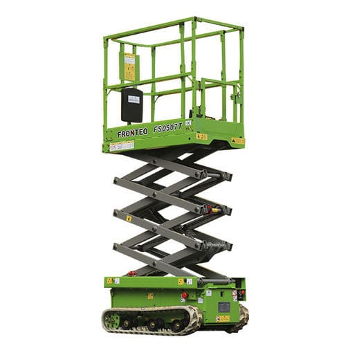 Гусеничный ножничный подъемник - FS0507T - Fronteq (Changzhou) Machinery Co., Ltd. - электрический / для внутреннего и внешнего пользования / для складов