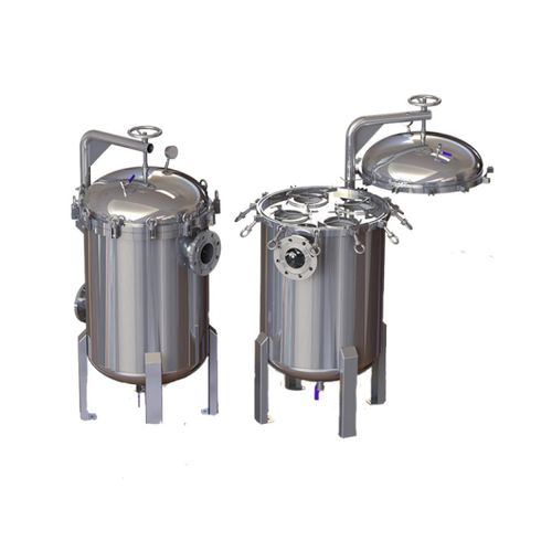Картер для фильтра с множеством отделений - HL series - Guangde Huilong Environment Technology Co., Ltd. - для жидкостей / из нержавеющей стали / 2 уровня
