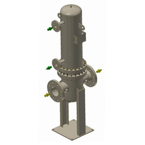 Теплообменник с несколькими трубками - HWT-V - Heat Group - жидкость/газ / из стали / компактный