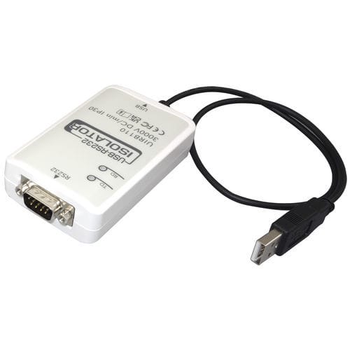 Преобразователь / изолятор USB - UIRB110 - EmCom Technology Inc. - RS-232 / высокий расход / гальванический