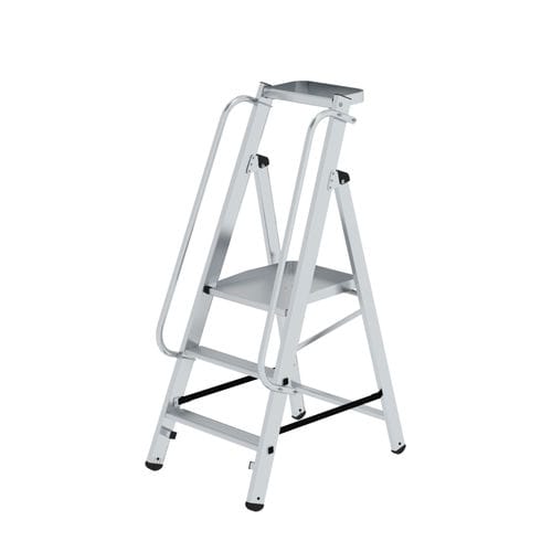 Выдвижная лестница из алюминия - 052083  - Munk Günzburger Steigtechnik - с платформой