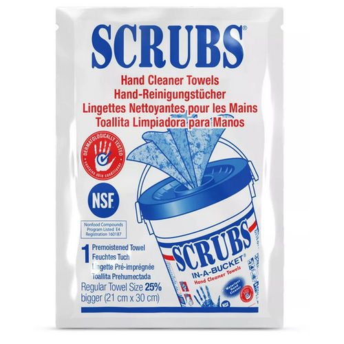 Очищающая салфетка для рук - SCRUBS&reg;  Single 1 - ITW Industrial Solutions - деталей / для инструментов / для использования в промышленности