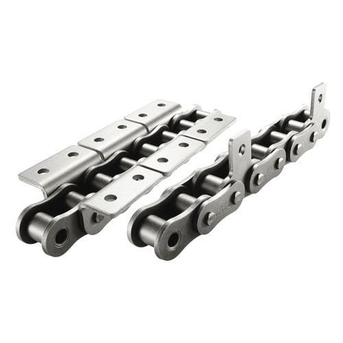 Цепь с креплениями - ATT - Sugiyama Chain Co., Ltd. - трансмиссионная / из стали / с роликами