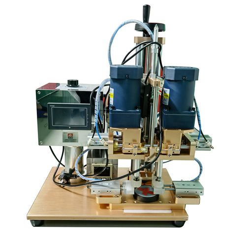 Линейная укупорочная завинчивающая машина - SCS - Guangzhou Promake Machinery Equipment Co., Ltd. - автоматическая / для стеклянных бутылок / для пластиковых бутылок