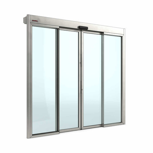 Раздвижной ворота - Securlight 327 - Saima Sicurezza SpA - пешеходный / из стали / застекленный