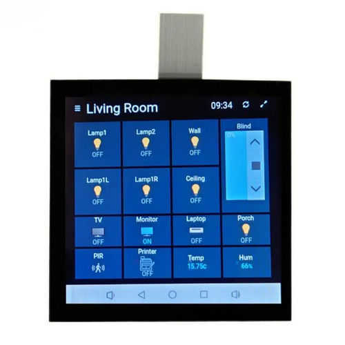 Блок индикации TFT LCD - HG040HS002T01 - Shenzhen Hongguang Display Co., Ltd - IPS / с емкостным сенсорным экраном / с резистивным сенсорным экраном
