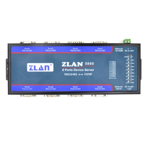 Последовательный консольный сервер - ZLAN5800 - Shanghai ZLAN Information Technology Co.,Ltd - Ethernet / DB9 / 8 портов