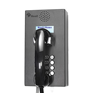Промышленный телефон для тюрьмы - HZ-VP02LCD - Shenzhen HeoZ Technology Ltd - аналоговый / IP55 / промышленный