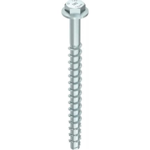 Винт для бетона - MMSplus-SS 12x 80/ 5 SW15 zn-bl - HECO - с шестигранной головкой / Spanner / из оцинкованной стали