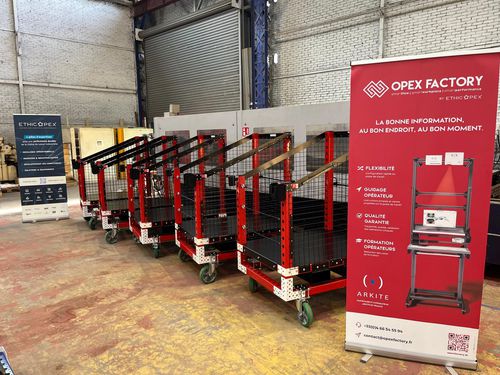 Тележка для подготовки заказа - OPEX FACTORY - из металла