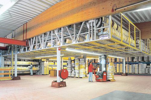 Вертикальный вращающийся накопитель - InterMat IM-VO2.1 - Intertex Maschinenbau Ingeborg Deiss GmbH & Co. - для рулона