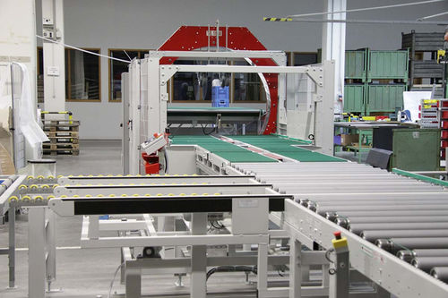 Горизонтальный паллетообмотчик - Wrapsolut - Fährenkämper GmbH & Co. KG - с вращающимся кольцом / автоматический / груза