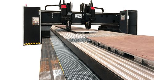 Обрабатывающий центр 3 оси - TRF series - TECOI | Advanced Plate Processing Systems - вертикальный / для фрезерования / для сверления