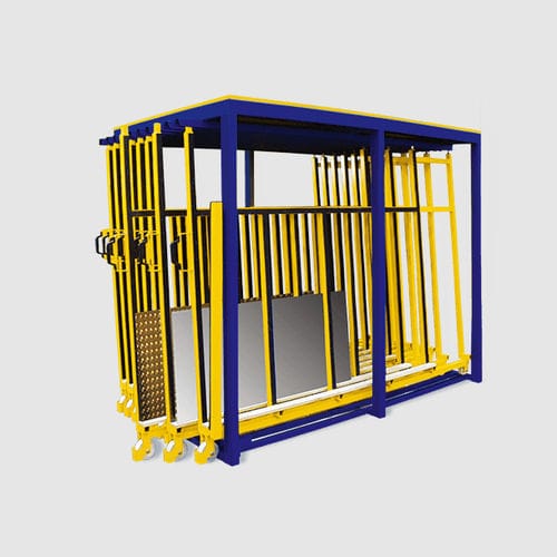 Вертикальная автоматическая система хранения - HEGLA Fahrzeugbau GmbH&Co.KG - для листового металла / компактная
