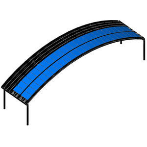 Система крепления солнечных батарей на крыше - SunNet Roof - A+ Sun Systems