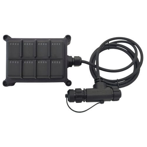 Цифровая клавиатура 8 клавиш - b-plus mobile control GmbH - установленная на опоре