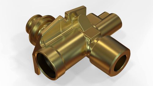 Обработка продольно-фасонным точением для фитингов - Dainichi Manufacturing Co., Ltd. - латунь / медь / промышленная