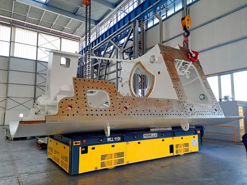 AGV для разгрузочно-погрузочных работ - SGAI and OMNI Transporter - MORELLO USA - транспортная / для высоких нагрузок / электрическая