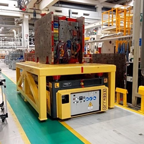 Транспортная AGV - SGAI and OMNI Transporter - MORELLO USA - для высоких нагрузок / с питанием от аккумулятора / с платформой