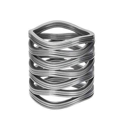 Пружинное разрезное кольцо сжатия - Zhejiang Lisheng Spring Co., Ltd. - развернутое / волнистое / из плоской проволоки